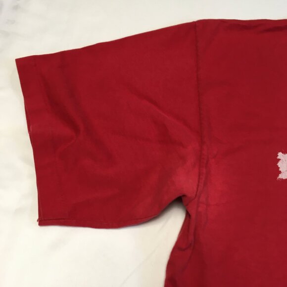 Men's 2X Vintage 1990 red UNLV Runnin' Rebels basketball short sleeve tee shirt - Picture 9 of 10